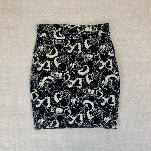 Rag & Bone Liberty Bodycon Skirt Womens XS Extra Small Ivory Small Floral Print - Picture 4 of 13